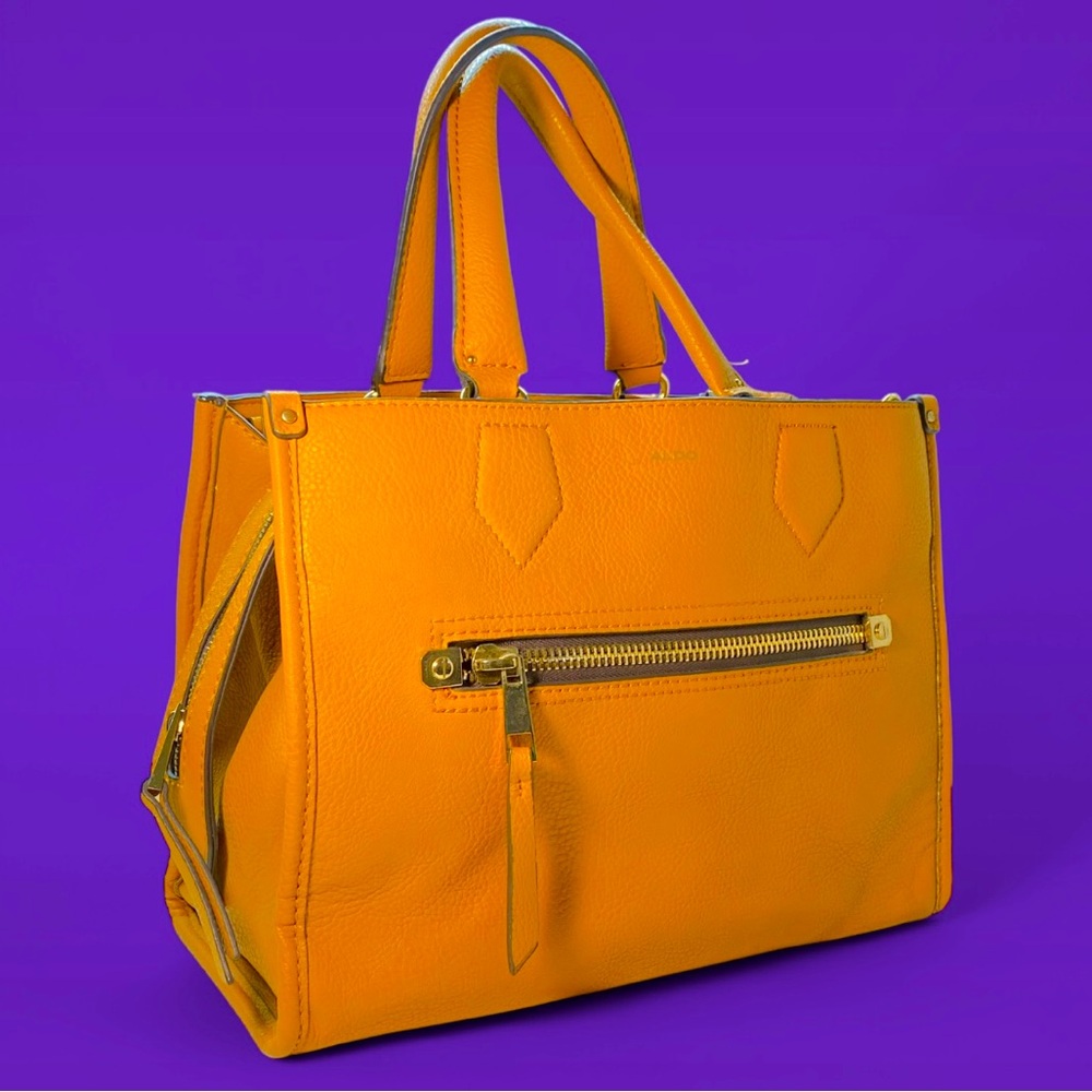 Aldo Vintage Mustard Yellow Handbag